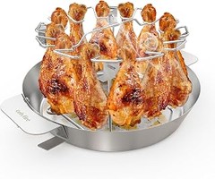 Guía sobre el uso y mantenimiento de soportes para muslos y alitas de pollo