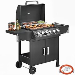 Cómo mantener y limpiar una barbacoa de gas con tapa y termómetro