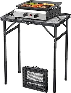 Cómo elegir la mesa auxiliar plegable perfecta para tu barbacoa