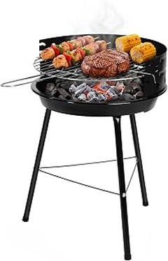 barbacoas de carbón para patios pequeños