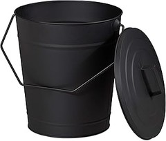cubos metálicos para ceniza caliente