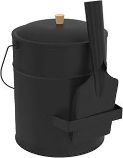 Cómo usar y mantener un cubo metálico para ceniza caliente