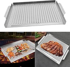 bandejas perforadas para barbacoa