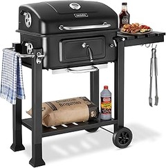 barbacoas de carbón con parrilla regulable en altura