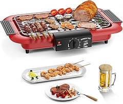 barbacoas eléctricas abiertas con parrilla superior