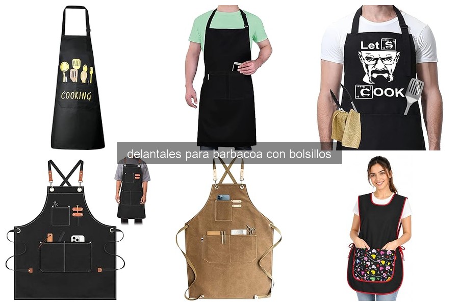 Características Clave de Delantales para Barbacoa con Bolsillos