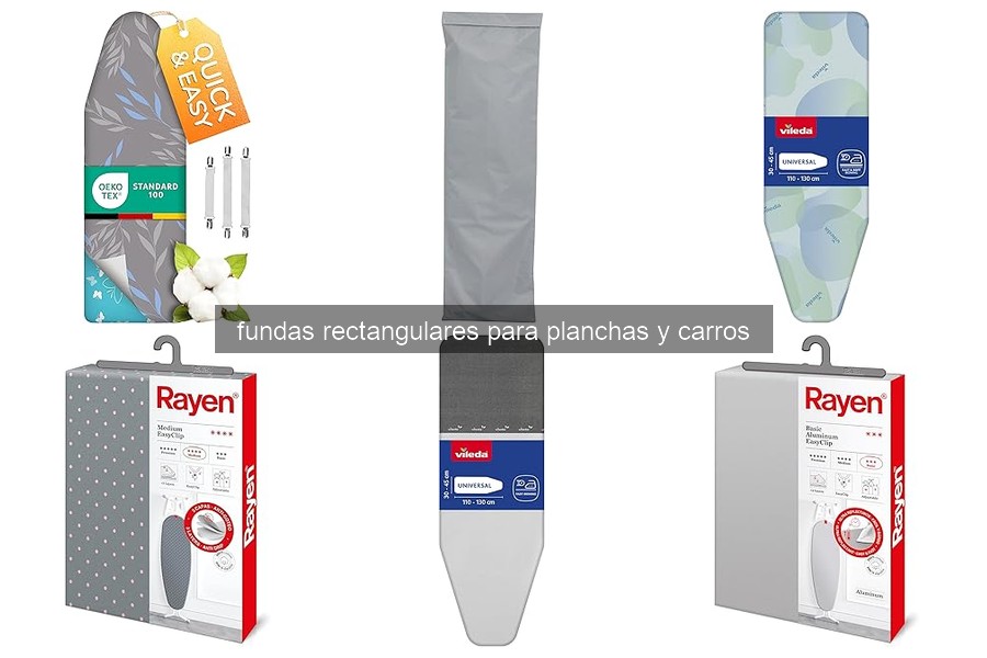 Características esenciales de fundas rectangulares para planchas