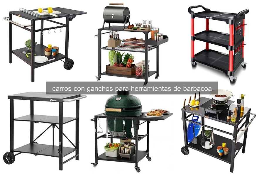 Cómo instalar y mantener un carro con ganchos para barbacoa