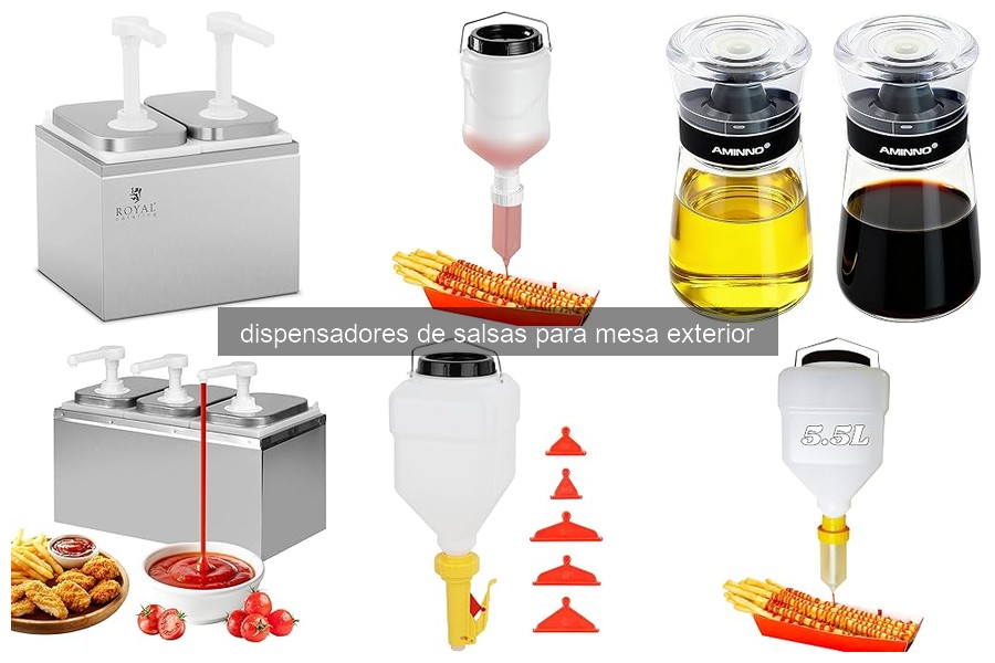 Cómo limpiar y mantener dispensadores de salsas exteriores