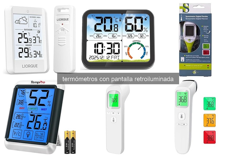 Cómo usar y calibrar termómetros retroiluminados correctamente