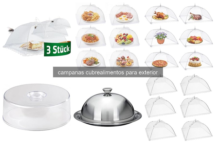 Comparativa de Campanas Cubrealimentos para Exterior en 2026