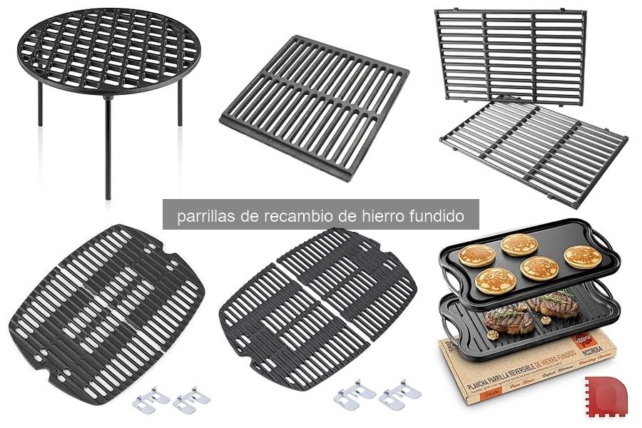 Comparativa de las Mejores Parrillas de Recambio de Hierro Fundido