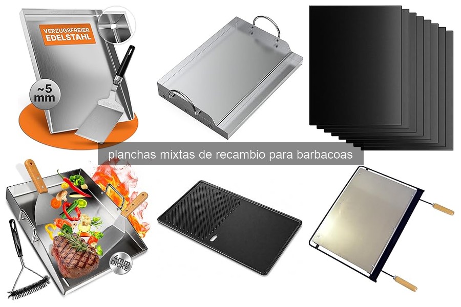 Comparativa de las Mejores Planchas Mixtas de Recambio 2023