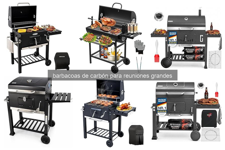 Comparativa de Mejores Barbacoas de Carbón para Reuniones Grandes