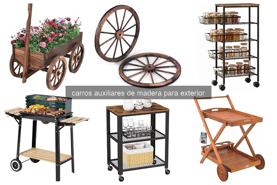 Errores comunes al usar carros auxiliares de madera para exterior