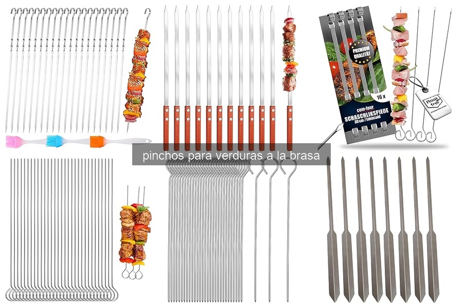 Errores comunes al usar pinchos para verduras a la brasa