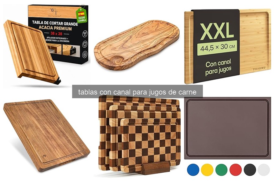Errores comunes al usar tablas con canal para jugos de carne