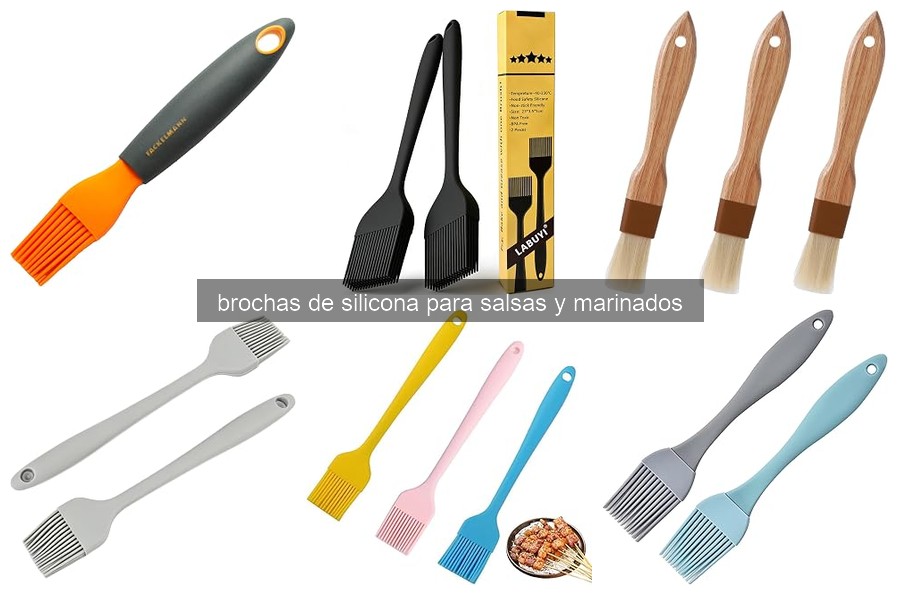Guía de compra de brochas de silicona para salsas y marinados