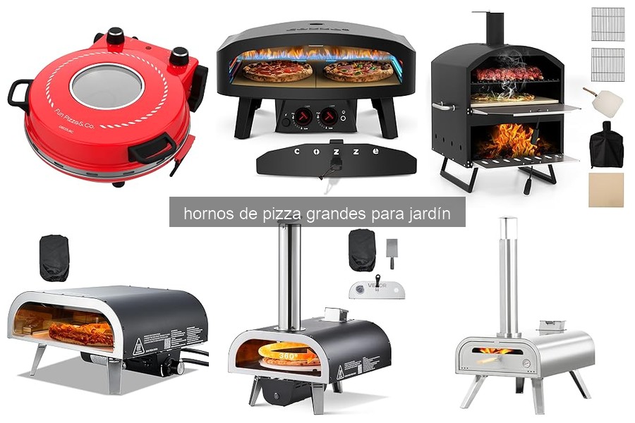 Guía de compra de hornos de pizza grandes para jardín 2026