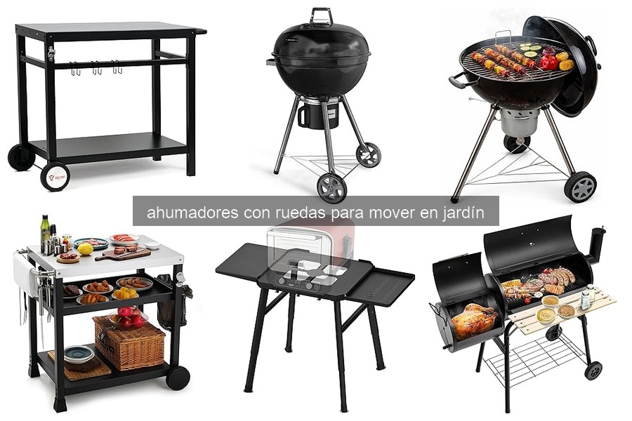 Guía de instalación y mantenimiento de ahumadores con ruedas