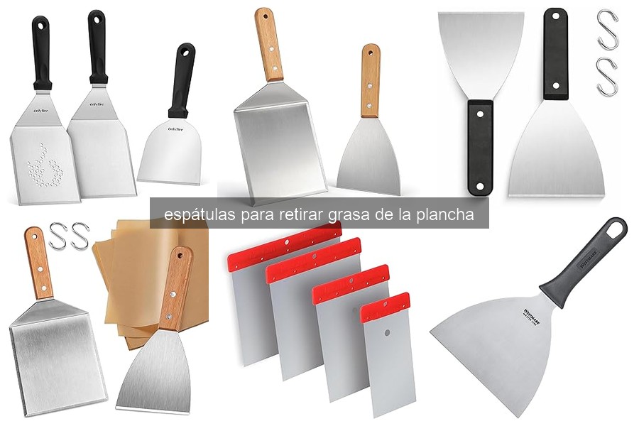 Mejor espátula para retirar grasa de la plancha de carne
