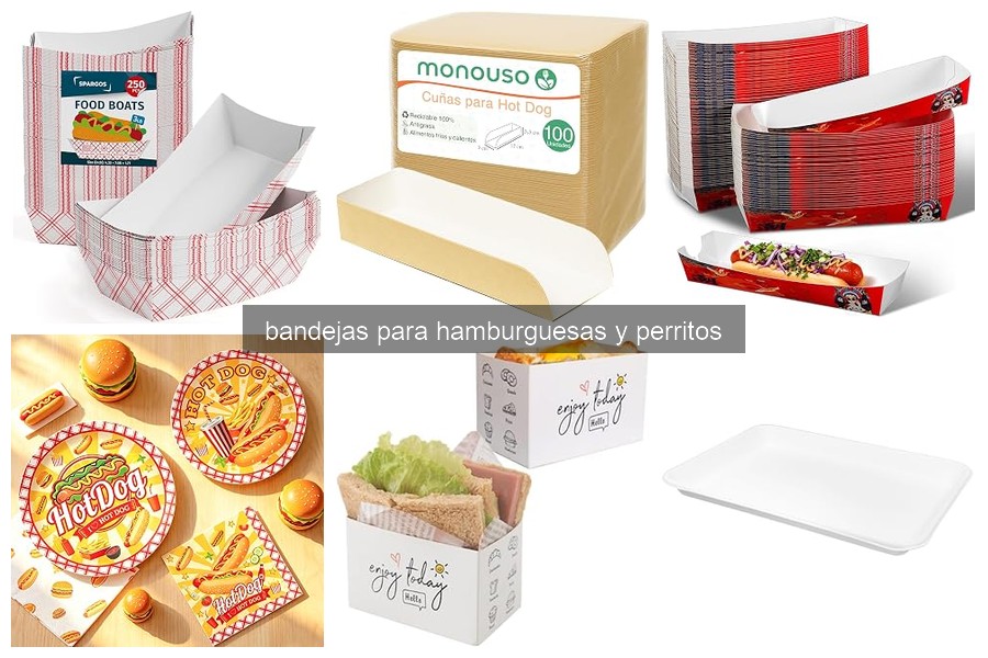 Mejores bandejas para hamburguesas y perritos calientes en 2026