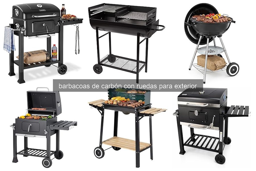 Mejores barbacoas de carbón con ruedas en 2023: comparativa