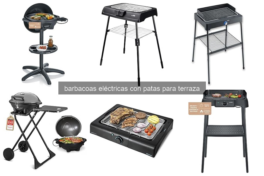 Mejores barbacoas eléctricas con patas para terraza en 2026