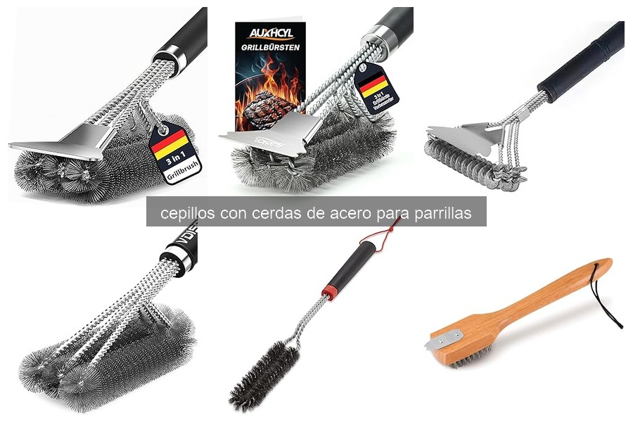 Mejores cepillos con cerdas de acero para parrillas en 2026