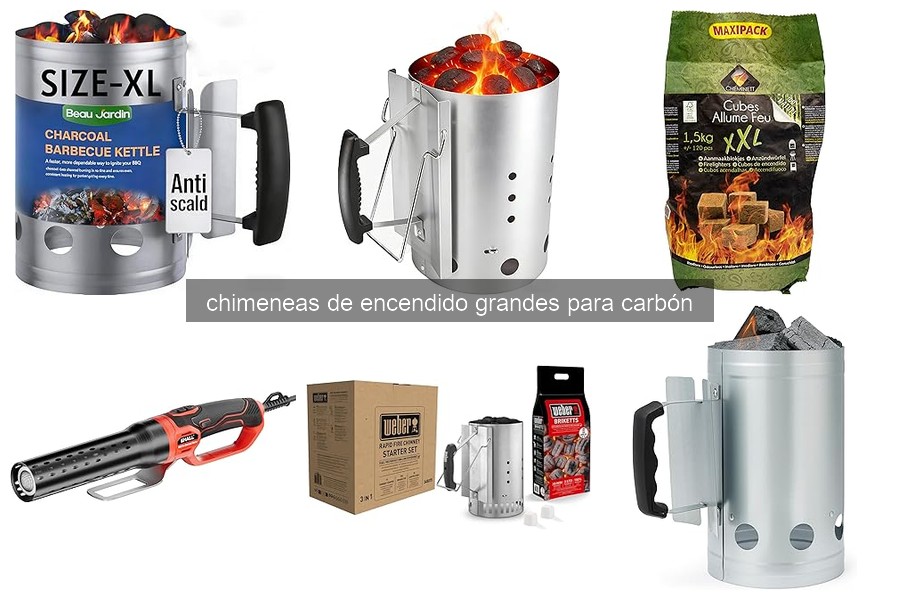 Mejores chimeneas de encendido grandes para carbón en 2023