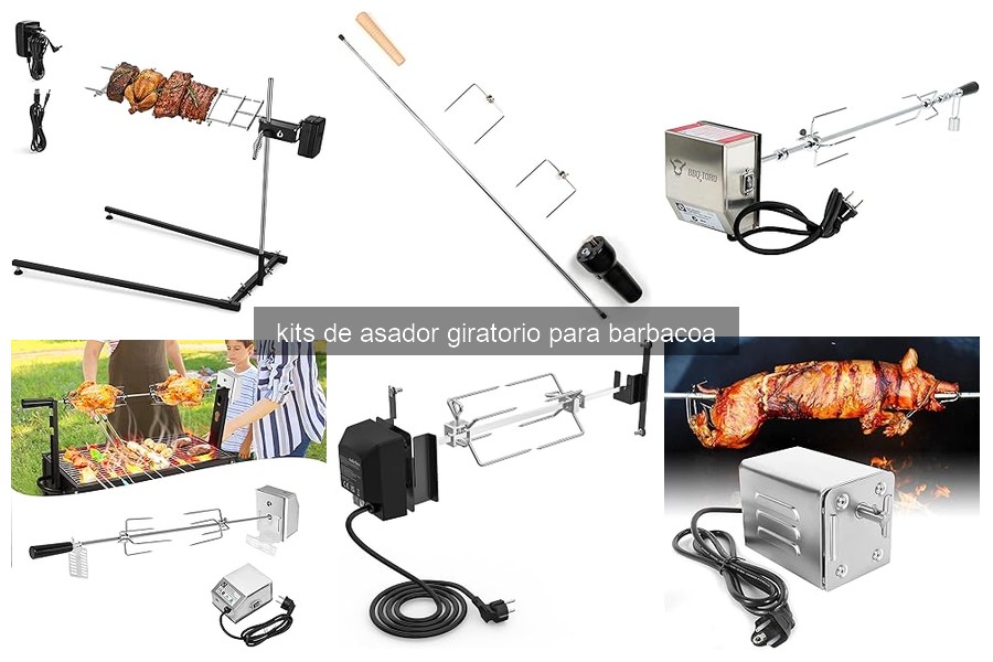 Mejores kits de asador giratorio para barbacoa en 2023