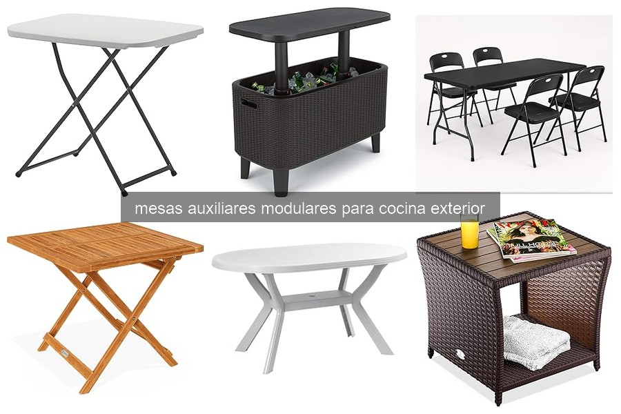 Mejores mesas auxiliares modulares para espacios pequeños 2026