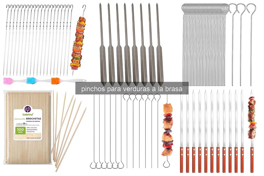 Mejores pinchos para verduras a la brasa: comparación 2026