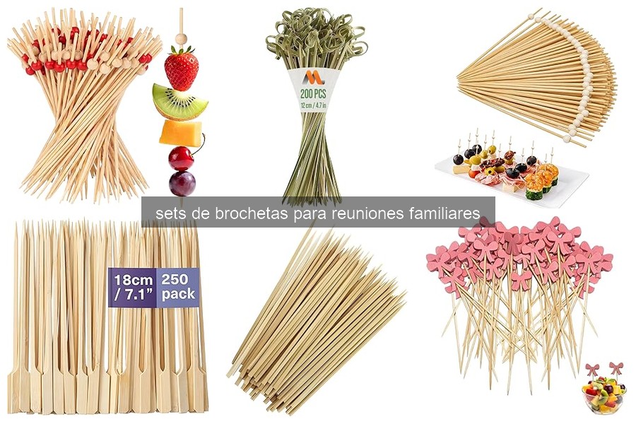 Mejores sets de brochetas para reuniones familiares en 2026