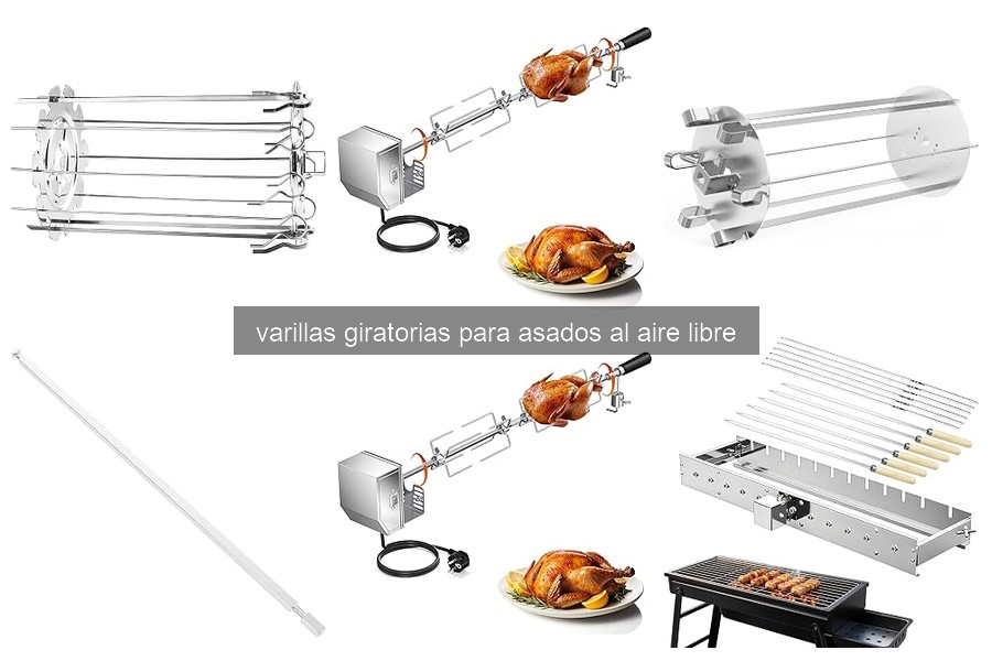 Mejores varillas giratorias para asados al aire libre 2026