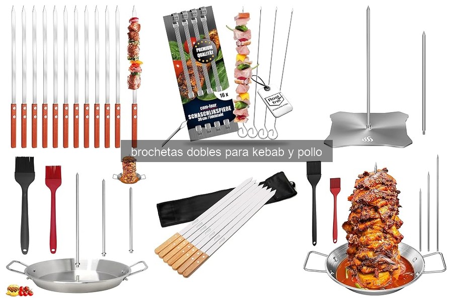 Problemas comunes con brochetas dobles y cómo solucionarlos