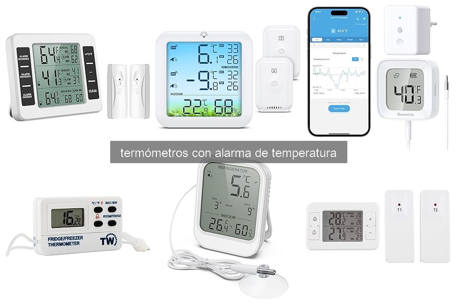 Problemas comunes con termómetros de alarma y soluciones