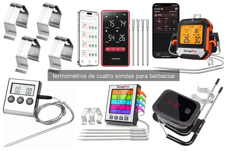 Problemas comunes con termómetros de cuatro sondas