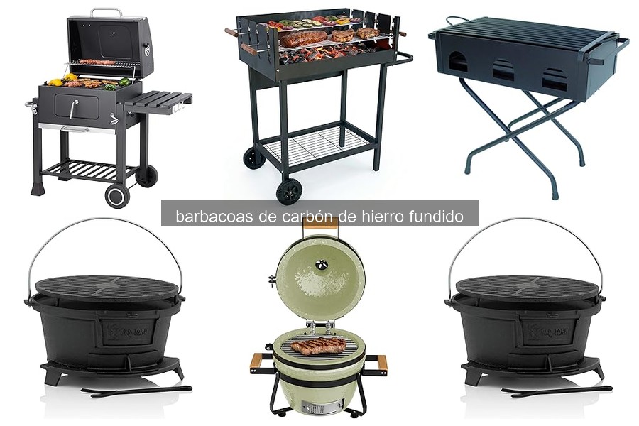 ¿Qué considerar al comprar una barbacoa de carbón de hierro fundido?