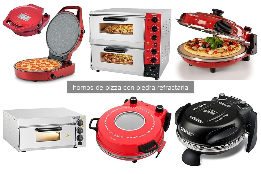 ¿Qué es un horno de pizza con piedra refractaria?