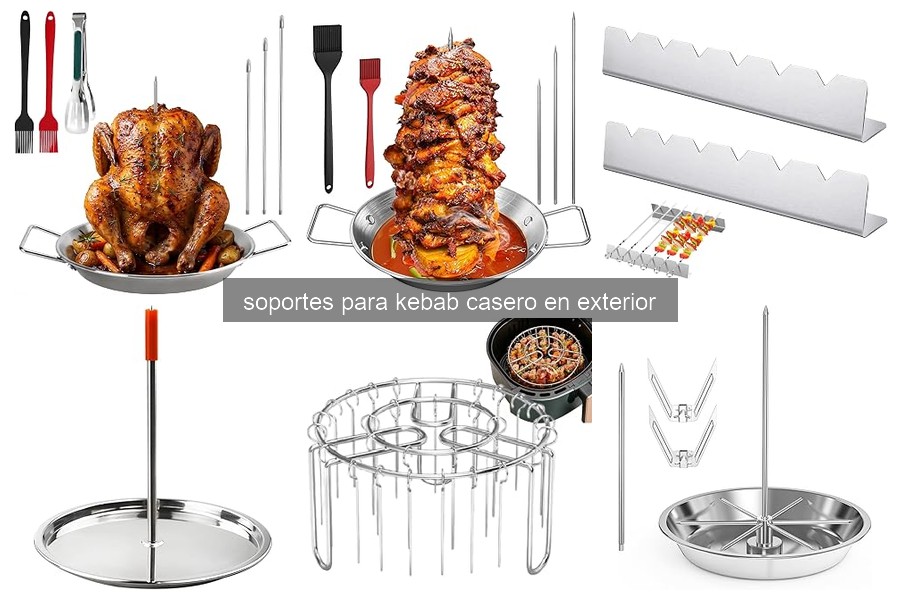 ¿Qué es un soporte para kebab y cómo funciona?