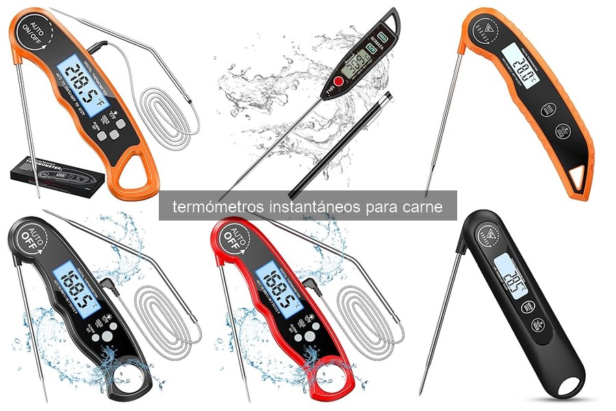 ¿Qué es un termómetro instantáneo para carne?