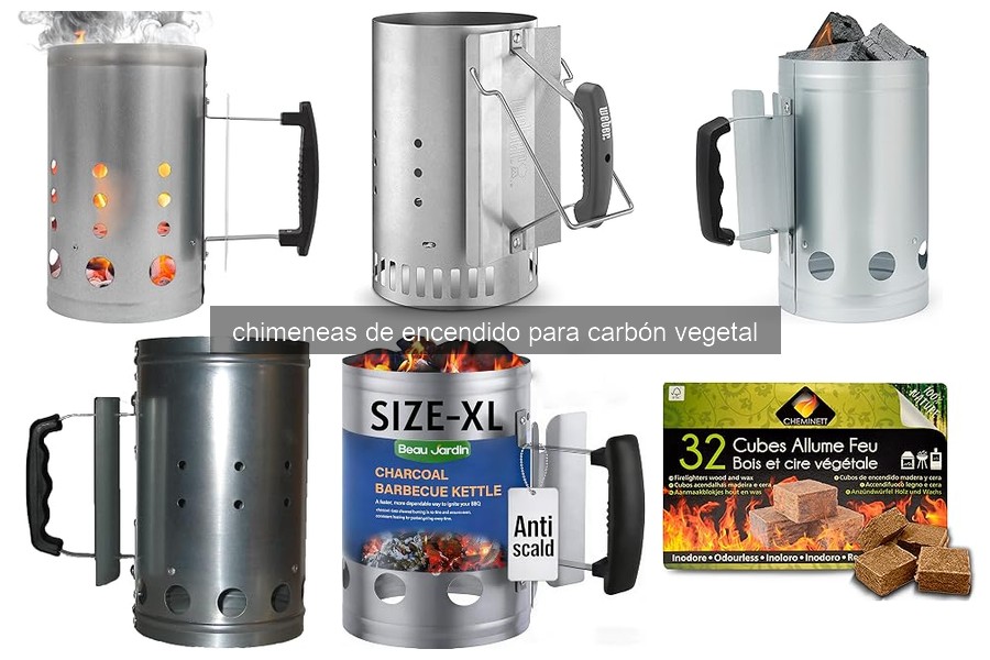 ¿Qué es una chimenea de encendido para carbón vegetal?