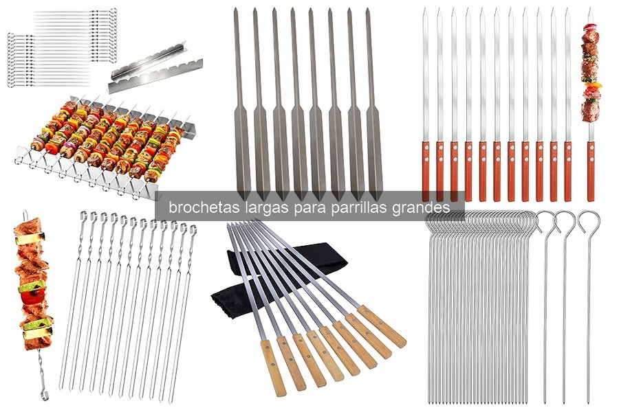 Soluciona Problemas Comunes con Brochetas Largas para Parrillas