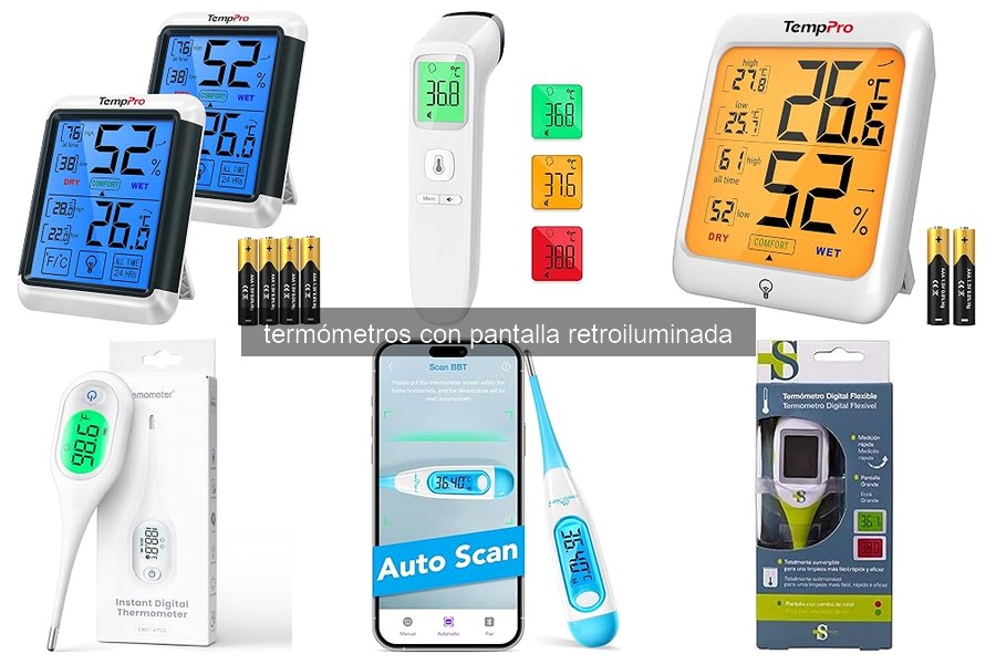 Termómetros con Pantalla Retroiluminada: Ventajas y Características