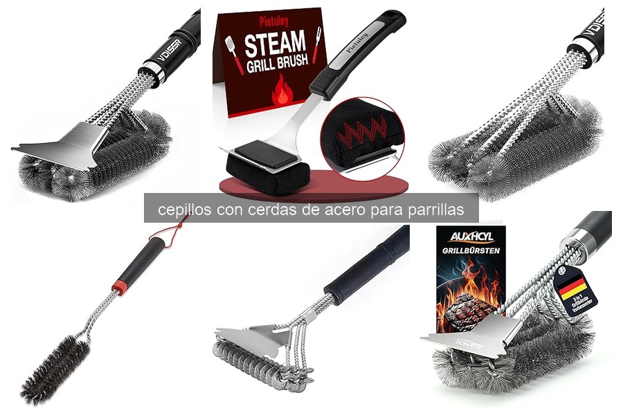 Todo sobre cepillos con cerdas de acero para parrillas