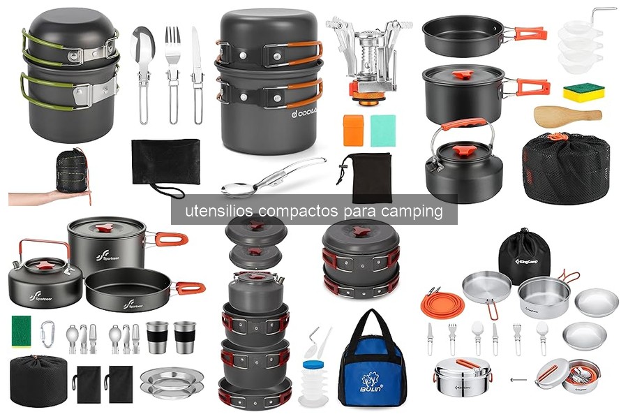 Utensilios compactos esenciales para camping en 2026