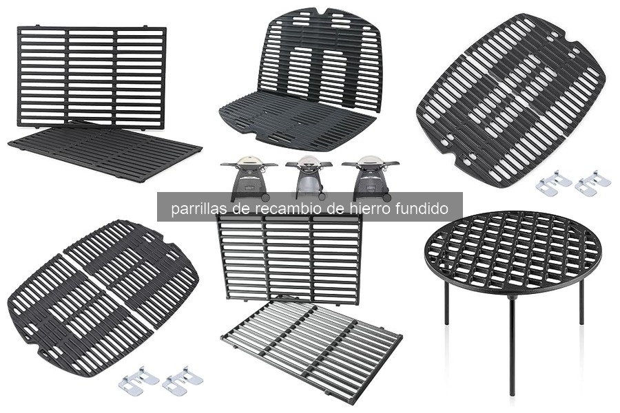 Ventajas de las parrillas de recambio de hierro fundido